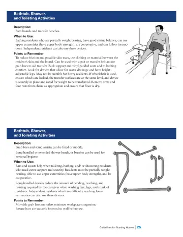 Page 27: Bathtub, Shower, and Toileting Activities