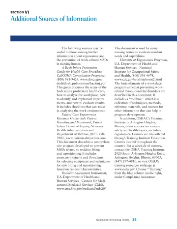 Page 35: Additional Sources of Information
