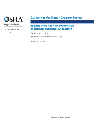 Page 2: Guidelines for Retail Grocery Stores