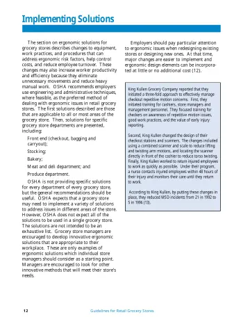 Page 13: Implementing Solutions