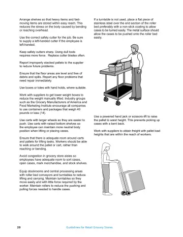 Page 21: Arrange shelves so that heavy items and fastmoving items are stored within easy reach. …