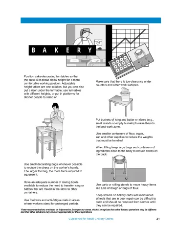Page 22: Position cake-decorating turntables so that the cake is at about elbow height for a more…