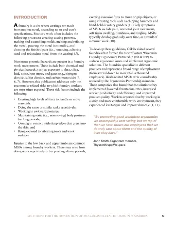 Page 7: A foundry is a site where castings are made