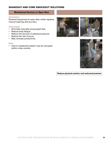 Page 41: Shakeout and Core Knockout Solutions