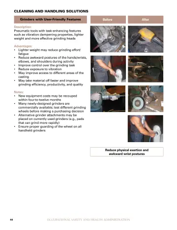 Page 46: Cleaning and Handling Solutions