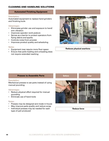 Page 50: Cleaning and Handling Solutions