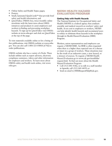 Page 57: NIOSH Health Hazard Evaluation Program