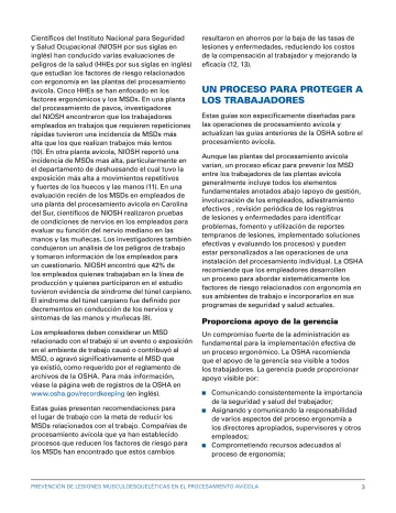 Page 9: UN PROCESO PARA PROTEGER A LOS TRABAJADORES