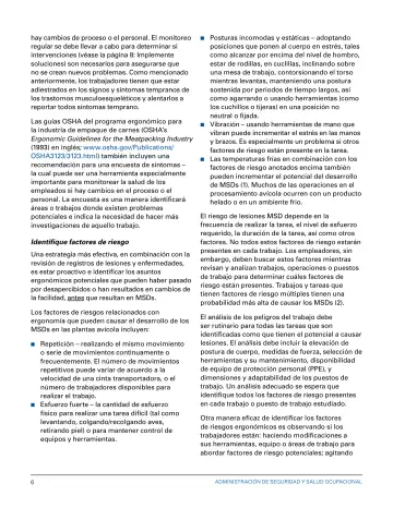 Page 12: hay cambios de proceso o el personal. El monitoreo regular se debe llevar a cabo para…