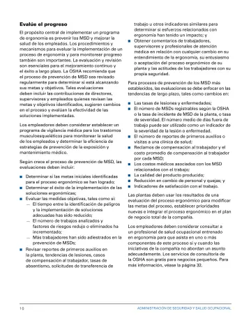 Page 16: Evalúe el progreso