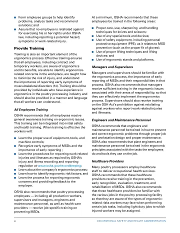 Page 10: Form employee groups to help identify problems, analyze tasks and recommend solutions; and