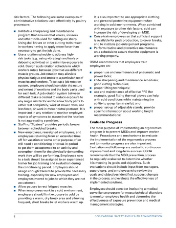 Page 14: risk factors. The following are some examples of administrative solutions used effectively…