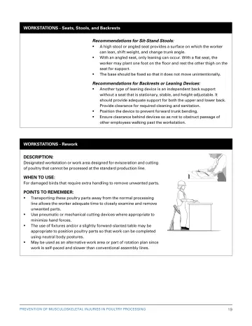 Page 25: WORKSTATIONS - Seats, Stools, and Backrests
