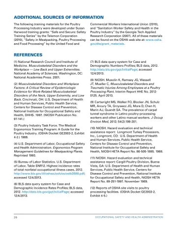 Page 32: ADDITIONAL SOURCES OF INFORMATION