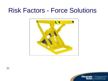 Slide 31: Risk Factors - Force Solutions
