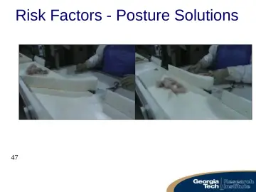 Slide 47: Risk Factors - Posture Solutions