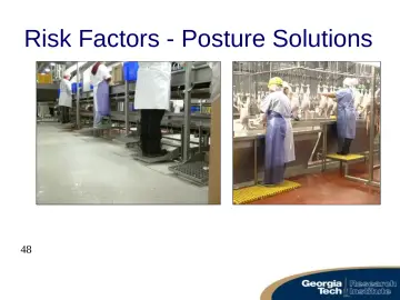 Slide 48: Risk Factors - Posture Solutions