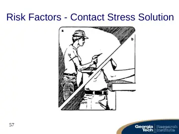 Slide 57: Risk Factors - Contact Stress Solution