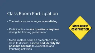 Slide 3: Class Room Participation