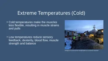 Slide 29: Extreme Temperatures (Cold)