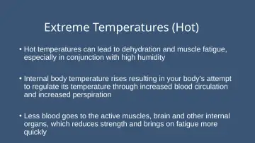 Slide 30: Extreme Temperatures (Hot)