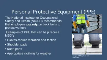 Slide 35: Personal Protective Equipment (PPE)