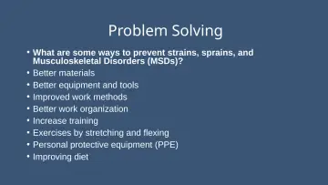 Slide 38: Problem Solving