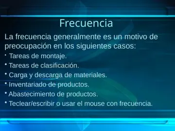 Slide 12: Frecuencia