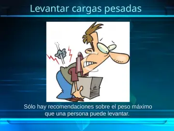 Slide 15: Levantar cargas pesadas