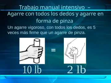 Slide 41: Trabajo manual intensivo –