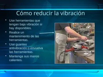 Slide 53: Cómo reducir la vibración