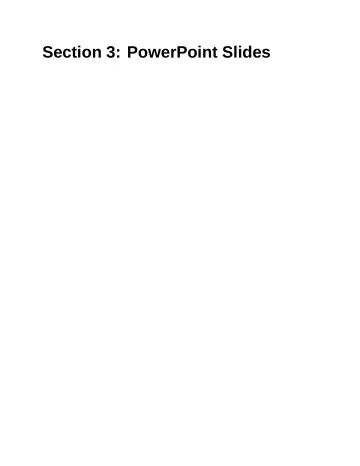 Page 35: Section 3: PowerPoint Slides