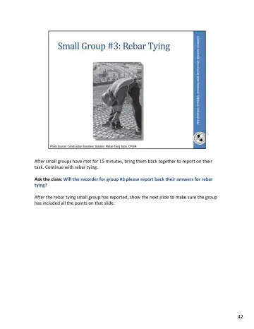 Page 78: After small groups have met for 15 minutes, bring them back together to report on their…