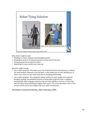 Page 79: Risks factors might include: