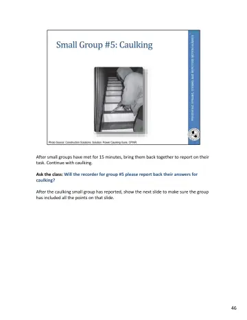 Page 82: After small groups have met for 15 minutes, bring them back together to report on their…