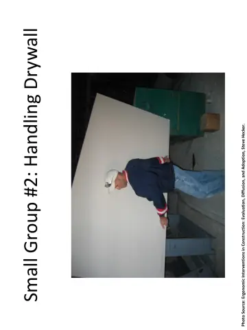 Page 95: Photo Source: Ergonomic Interventions in Construction: Evaluation, Diffusion, and…