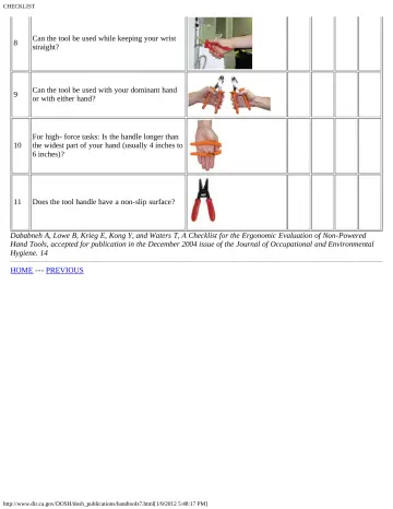 Page 134: CHECKLIST