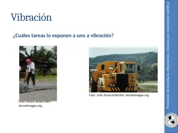 Slide 22: Prevención de torceduras, distensiones y lesiones por movimiento repetitivo
