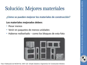 Slide 28: Prevención de torceduras, distensiones y lesiones por movimiento repetitivo