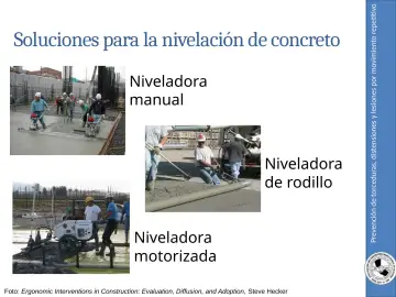 Slide 39: Prevención de torceduras, distensiones y lesiones por movimiento repetitivo