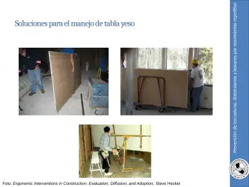 Slide 41: Prevención de torceduras, distensiones y lesiones por movimiento repetitivo