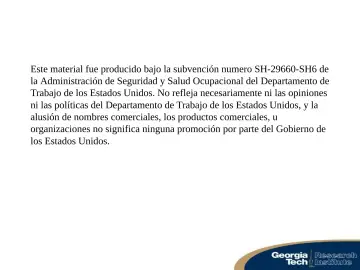 Slide 2: Este material fue producido bajo la subvención numero SH-29660-SH6 de la Administración de…