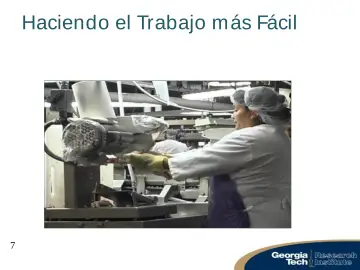 Slide 7: Haciendo el Trabajo m ás Fácil