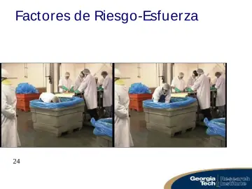 Slide 24: Factores de Riesgo-Esfuerza