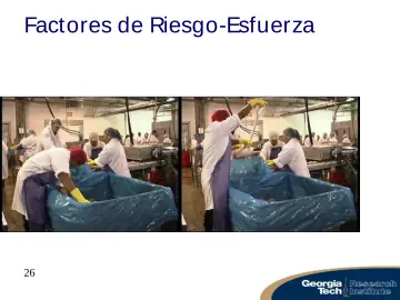 Slide 26: Factores de Riesgo-Esfuerza