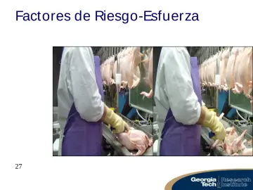 Slide 27: Factores de Riesgo-Esfuerza