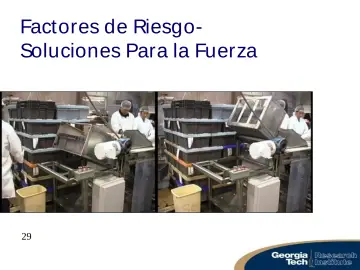 Slide 29: Factores de Riesgo- Soluciones Para la Fuerza