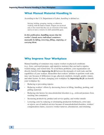 Page 8: What Manual Material Handling Is