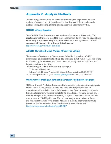 Page 58: Appendix C Analysis Methods