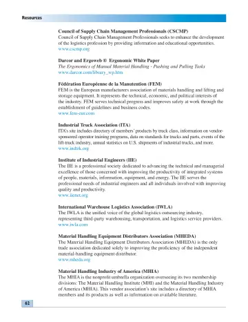 Page 62: Resources